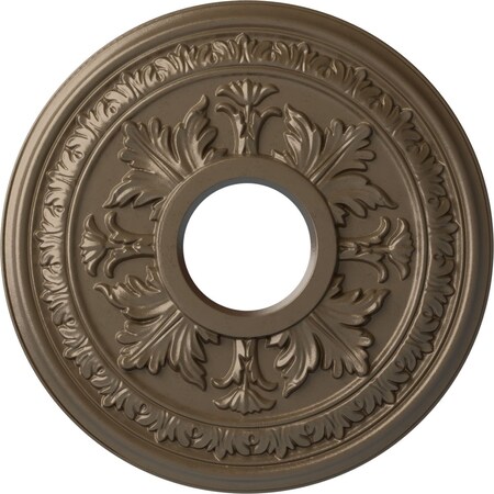 Baltimore Ceiling Medallion (Canopies up to 5 1/2"), 15 3/8"OD x 4 1/4"ID x 1 1/2"P, Warm Silver